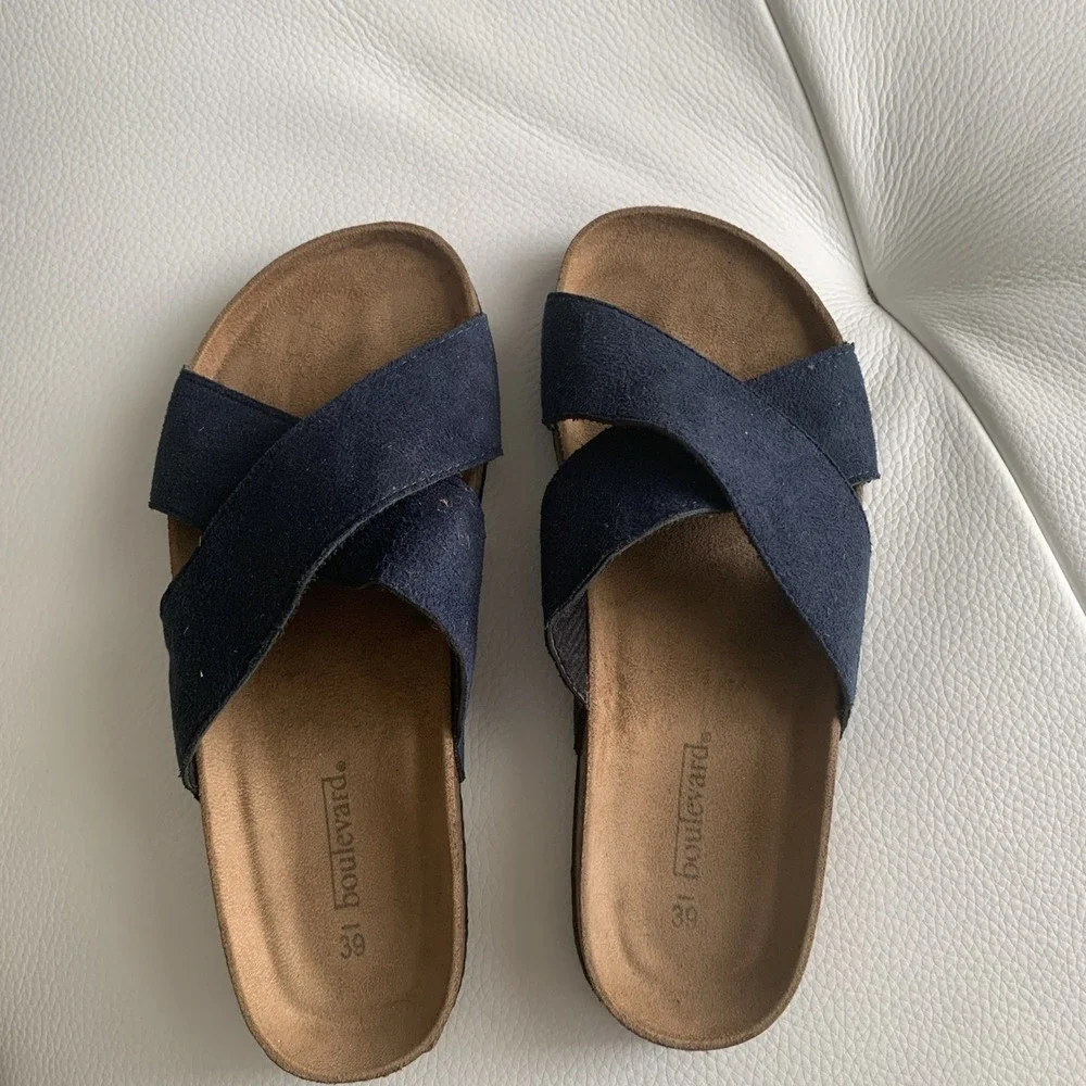 Boulevard Women Sandal New Whitout Color Blue Tag Size 39